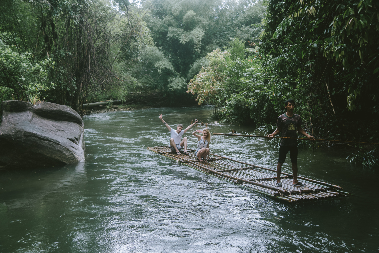 Bamboo Rafting Khaolak Wonderland Tours activity